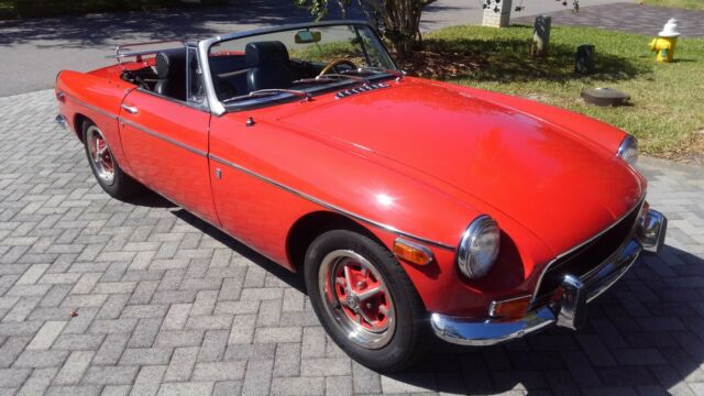 1971 MGB Roadster Red 1971 MG MGB