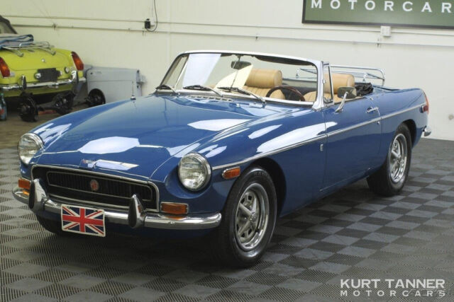1971 MG MGB 1971 MGB ROADSTER. TEAL BLUE WITH BISCUIT TRIM - photo 9
