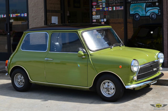 1971 MINI INNOCENTI - ITALIAN DELUX MINI - STRIKING ORIG. CA. CAR - VERDE CHIARO 1971 Mini Classic Mini RARE ITALIAN INNOCENTI MK3 MINI COOPER