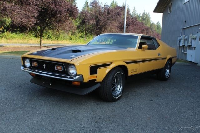 1971 Ford Mustang Fastback R-code Boss Nodular Case Trac-Loc Staggered Shocks Hurst - photo 11