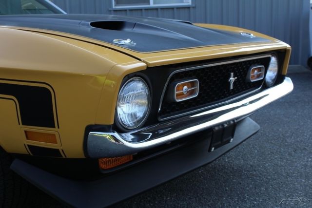 1971 Ford Mustang Fastback R-code Boss Nodular Case Trac-Loc Staggered Shocks Hurst - photo 12