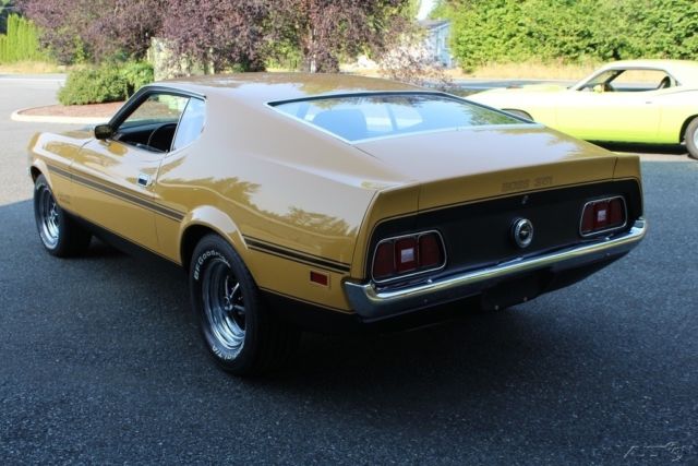 1971 Ford Mustang Fastback R-code Boss Nodular Case Trac-Loc Staggered Shocks Hurst - photo 3