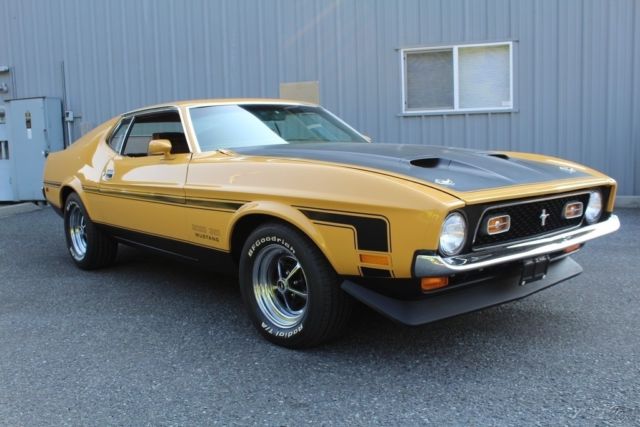 1971 Ford Mustang Fastback R-code Boss Nodular Case Trac-Loc Staggered Shocks Hurst - photo 8
