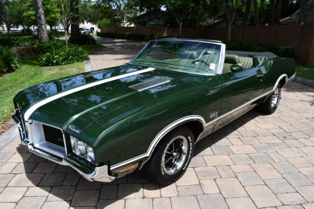 1971 Oldsmobile 442 Convertible 455 Automatic Power Steering A/C 16,370 Miles 1971 Oldsmobile 442 Convertible #s Matching Documented 16,370 Miles
