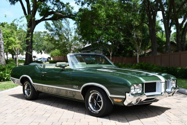 1971 Oldsmobile 442 Convertible #s Matching Documented 16,370 Miles - photo 2