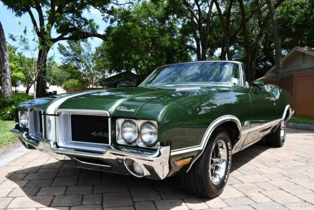 1971 Oldsmobile 442 Convertible #s Matching Documented 16,370 Miles - photo 5