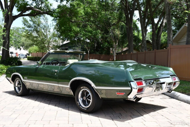 1971 Oldsmobile 442 Convertible #s Matching Documented 16,370 Miles - photo 6