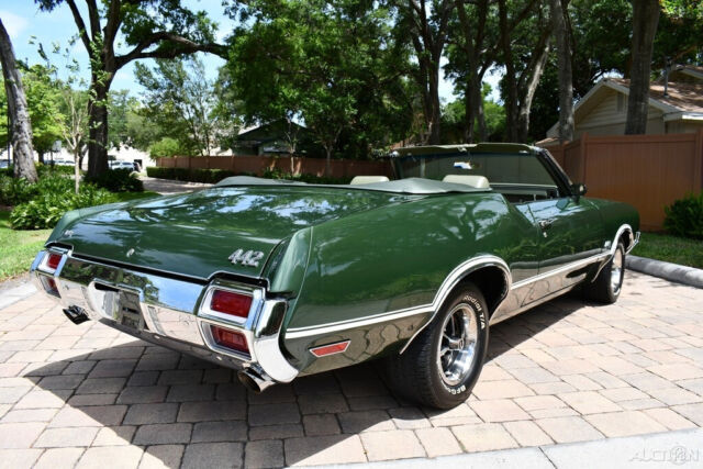 1971 Oldsmobile 442 Convertible #s Matching Documented 16,370 Miles - photo 7