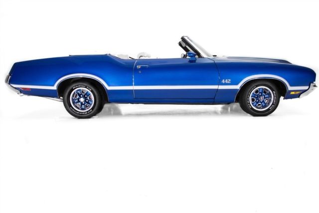 1971 Oldsmobile 442 Convertible Blue, 455, AC Automatic Convertible 1971 Oldsmobile 442 Convertible Blue, 455, AC