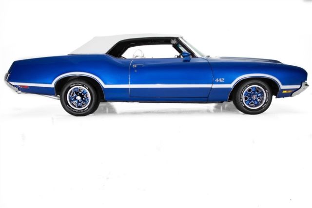 1971 Oldsmobile 442 Convertible Blue, 455, AC - photo 2