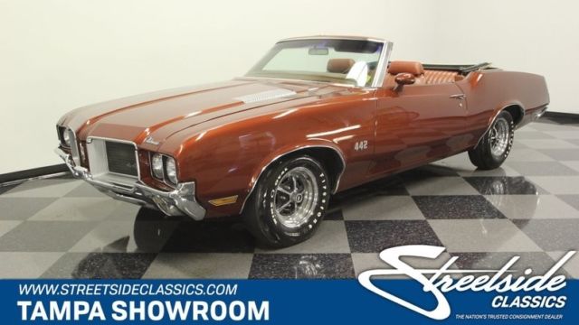 1971 Oldsmobile 442 Convertible Convertible 455 V8 3 Speed Automatic Classic Vin 1971 Oldsmobile 442 Convertible