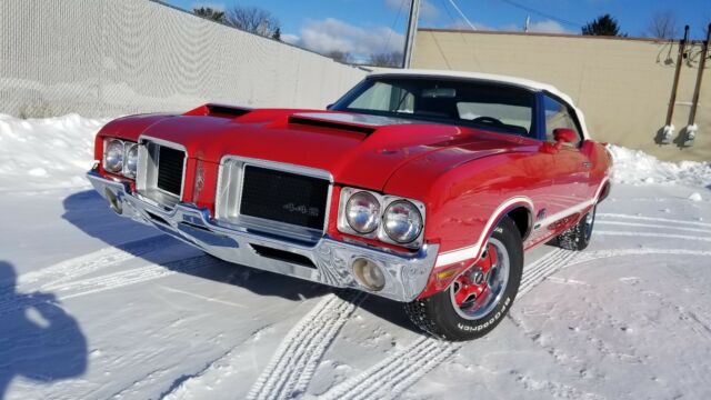 1971 OLDSMOBILE CUTLASS 442 CONVERTIBLE W-30 TRIBUTE - numbers matching 350 1971 Oldsmobile 442