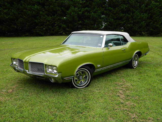 1971 Oldsmobile Cutlass Convertible 350 Rocket Ice Cold AC V8 Automatic 2 Owners 1971 Oldsmobile Cutlass Cutlass Convertible Not 442