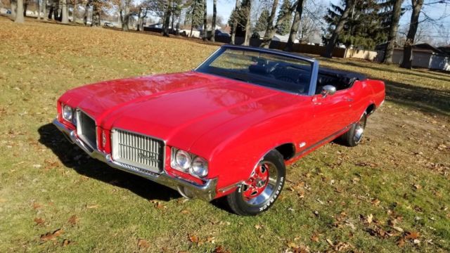 1971 OLDSMOBILE CUTLASS CONVERTIBLE - like 442 1971 Oldsmobile Cutlass Convertible