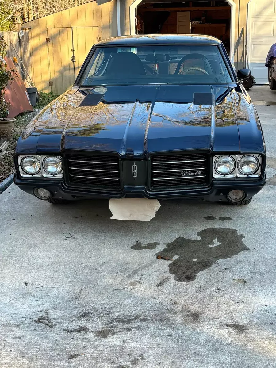 1971 Oldsmobile Cutlass Coupe Blue RWD Automatic 1971 Oldsmobile Cutlass