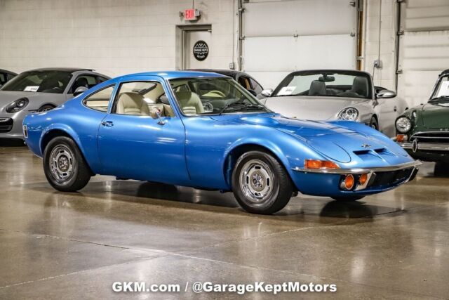1971 Opel GT Bright Blue Coupe 2.0L 4-Cylinder 4482 Miles 1971 Opel GT
