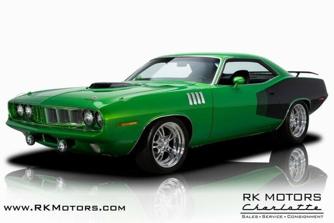 1971 Plymouth 'Cuda Limetime Green Hardtop 426 HEMI V8 5 Speed Manual 1971 Plymouth 'Cuda