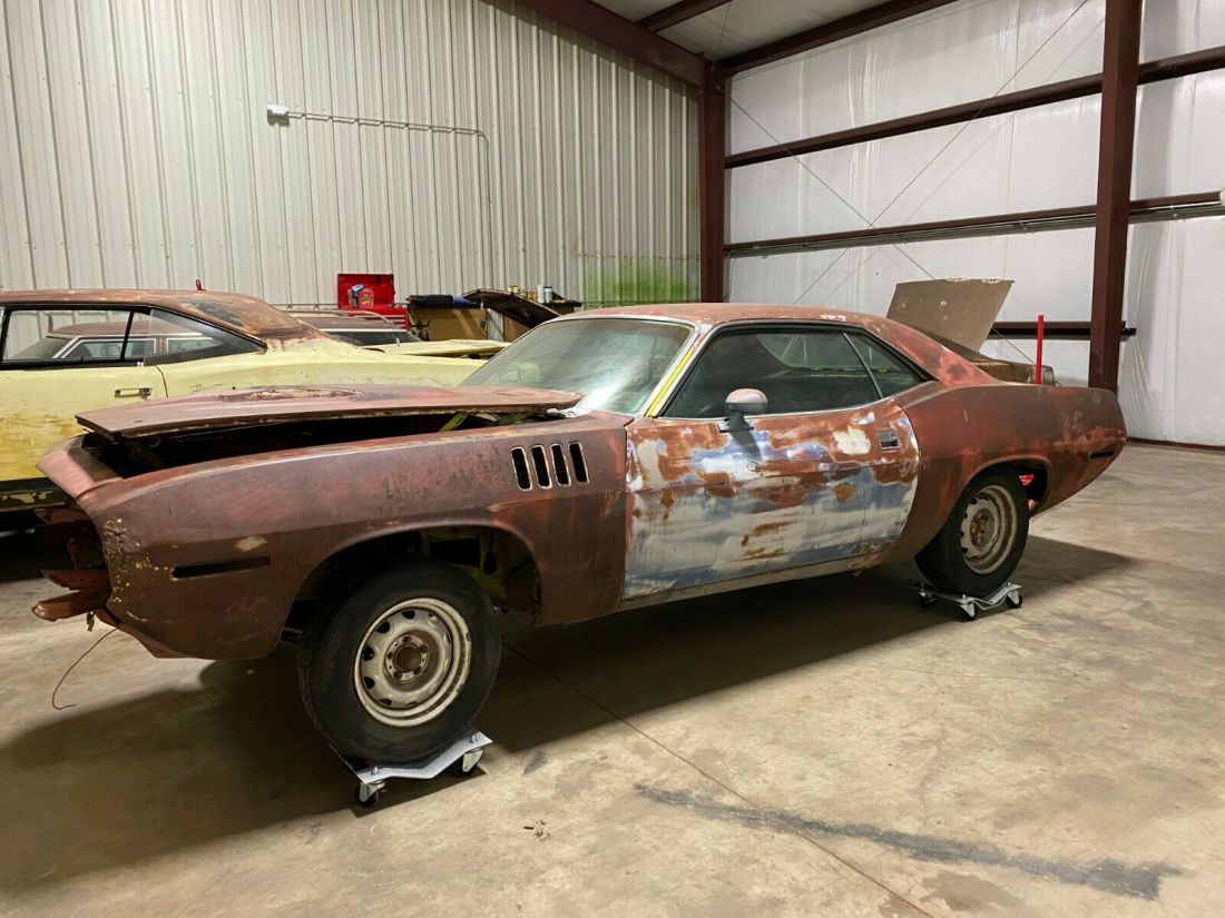 1971 Plymouth Barracuda Cuda 340 Curious Yellow NUMBERS MATCHING 1971 Plymouth Barracuda