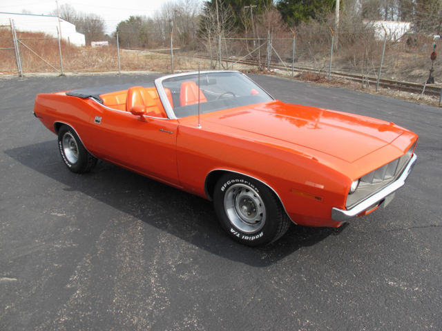 1971 Plymouth Barracuda Excellent Unrestored Low-Mile Survivor Convertible 1971 Plymouth Barracuda