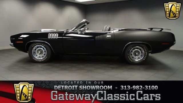 1971 Plymouth Cuda 77 Miles Black Convertible 426 CID V8 3 Speed Automatic 1971 Plymouth Other
