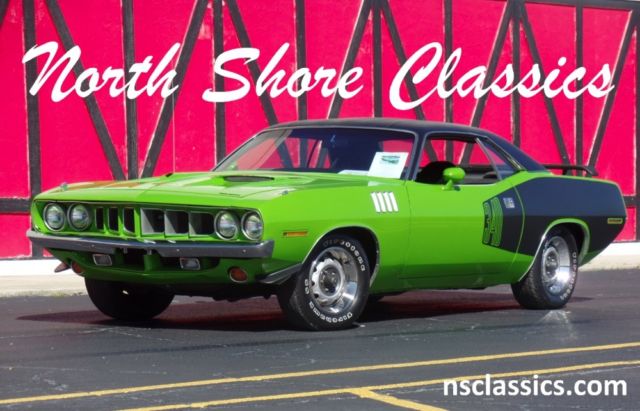1971 Plymouth Cuda -Barracuda duster-LOW RESERVE-70 72 73 74 Challenger Mopar 1971 Plymouth Other -Sassy Grassy Green-Featured in the Movie Phantasm