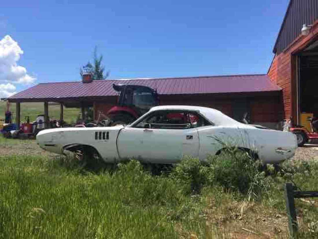 1971 Plymouth Cuda Green RWD Manual 1971 Plymouth Cuda