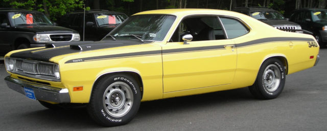 1971 Plymouth Duster 340 in Lemon Twist 1971 Plymouth Duster