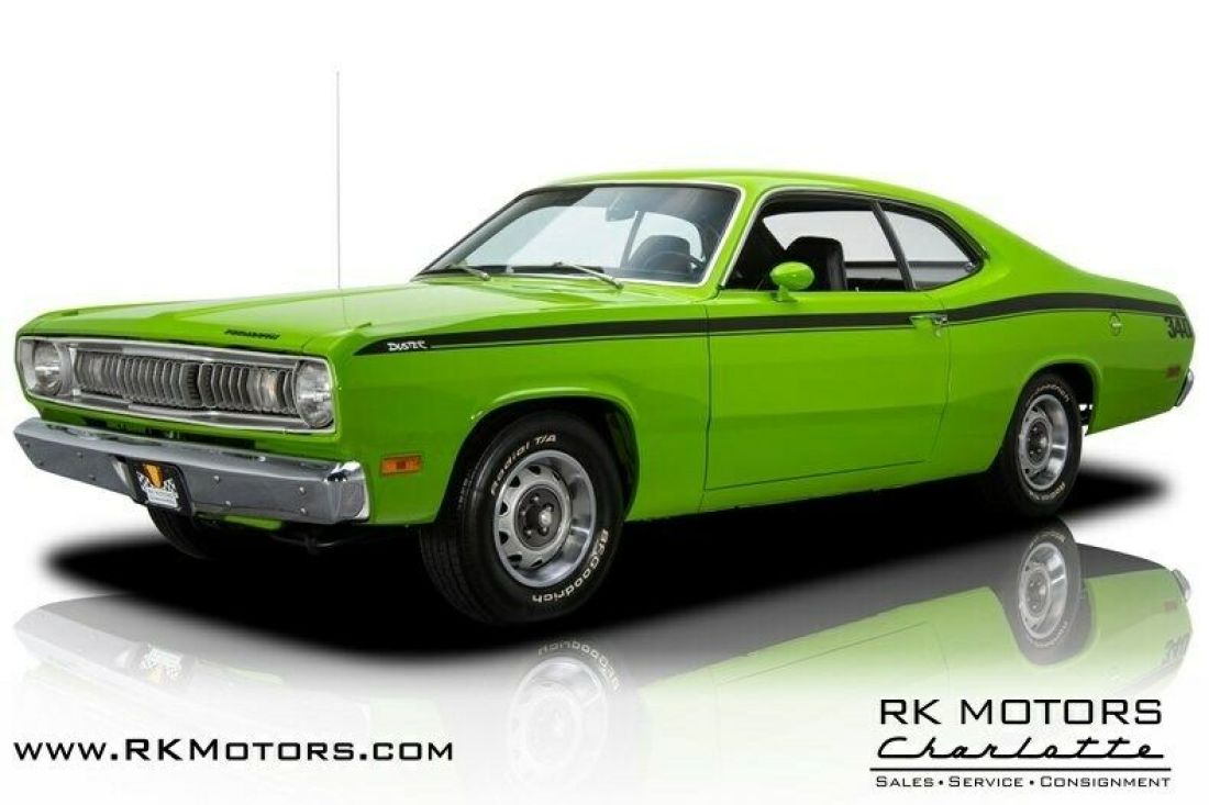 1971 Plymouth Duster 340 Sassy Grass Sedan 340 V8 3 Speed Automatic 1971 Plymouth Duster 340