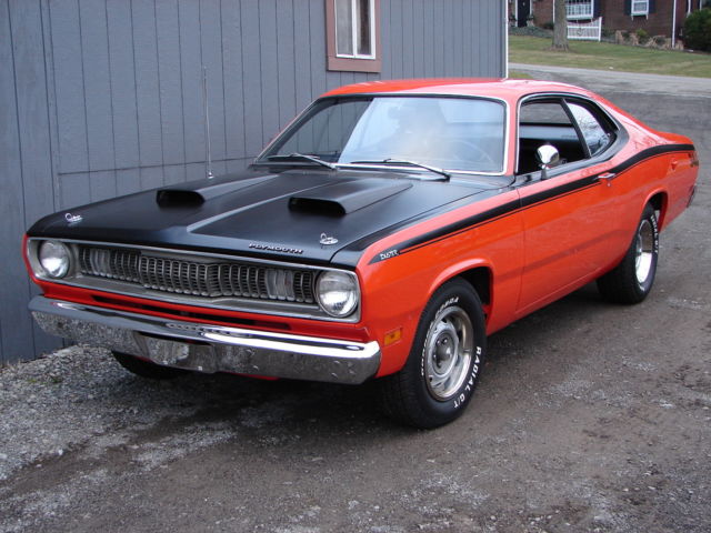 1971 Plymouth Duster 340c.i. 4-speed, EV2 Hemi Orange, Nice Restoration!!!! 1971 Plymouth Duster 340 4-speed