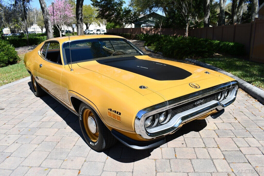 1971 Plymouth GTX Numbers Matching 440 Air Grabber Hood 15,886 Actual Miles - photo 3