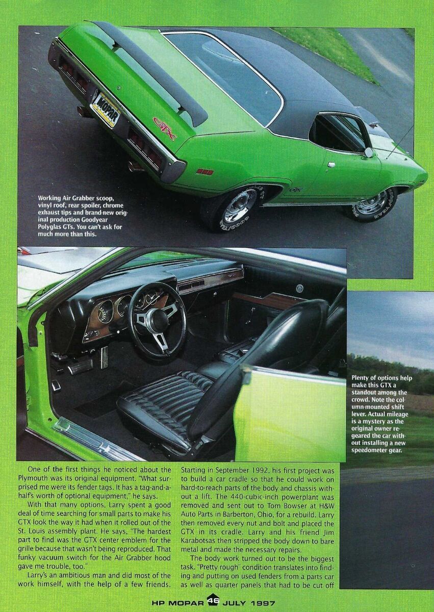 1971 Plymouth GTX Coupe - photo 5