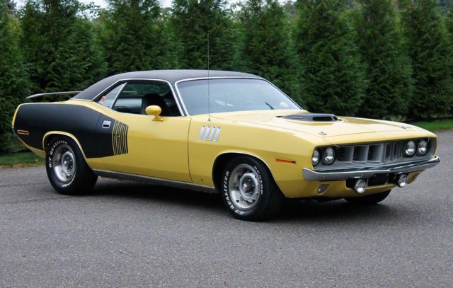 1971 Plymouth Hemi 'Cuda coupe tribute car. LEMON TWIST, CRATE HEMI, 4-SPEED! 1971 Plymouth Barracuda Hemi