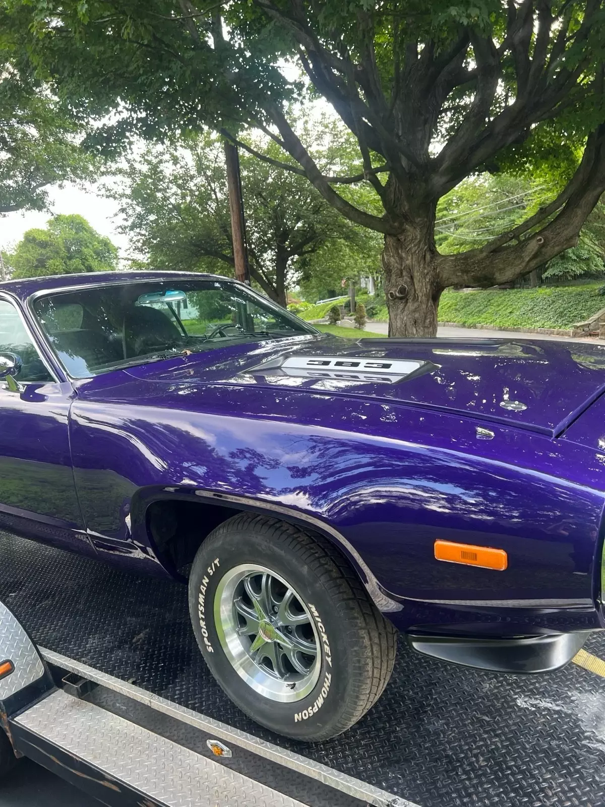 1971 Plymouth Roadrunner Coupe Purple 1971 Plymouth Roadrunner