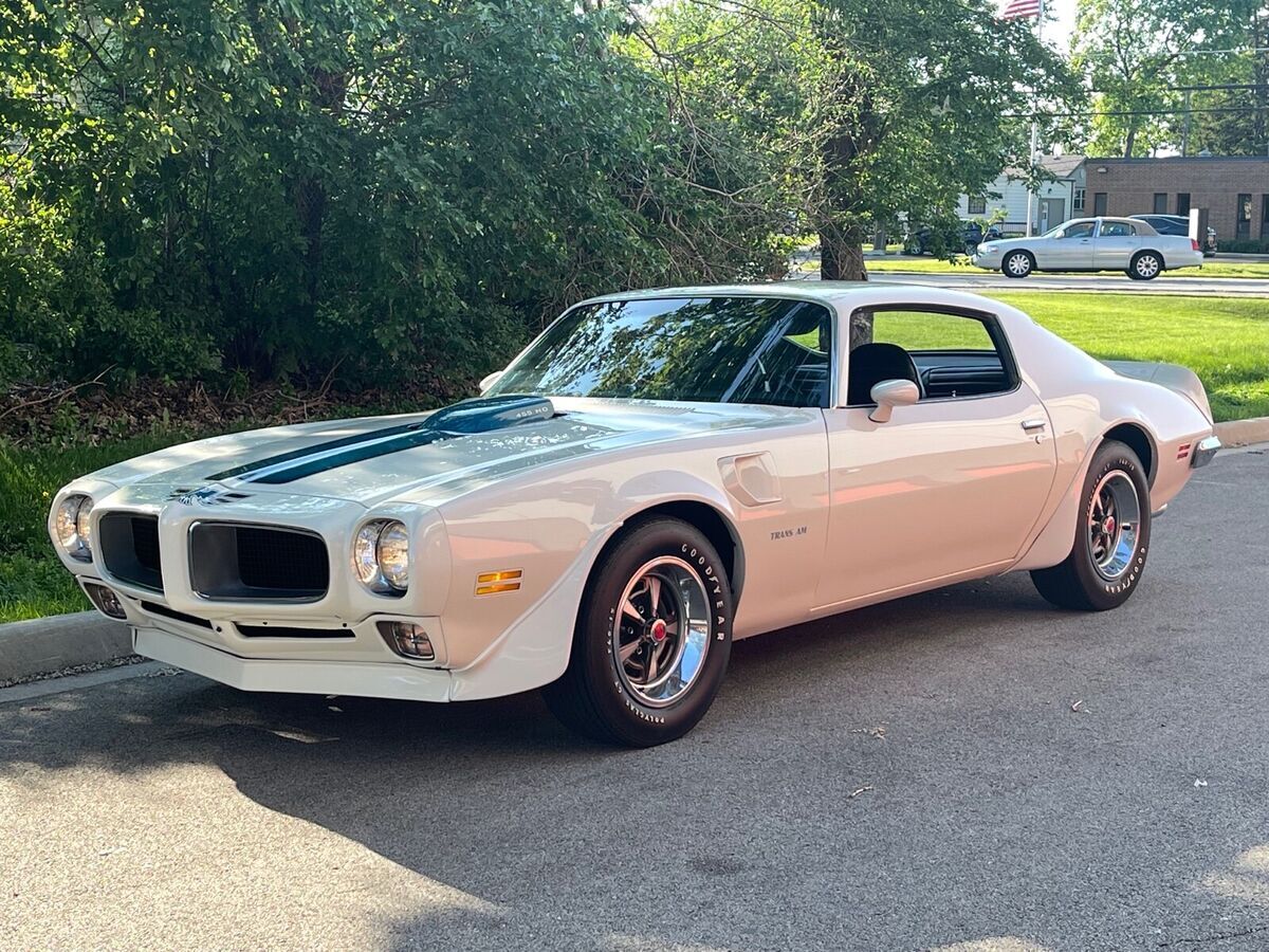 1971 Pontiac Firebird Coupe White RWD Manual 1971 Pontiac Firebird