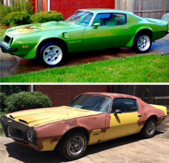 1971 Pontiac Formula(matching #'s)/1974 Pontiac Trans Am(CLONE, ORIG COLOR'S)! 1971 Pontiac Firebird Formula
