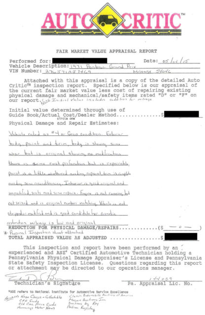 1971 Pontiac Grand Prix Model J - photo 2