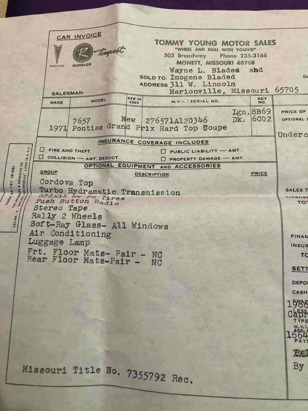 1971 Pontiac Grand Prix SJ - photo 3