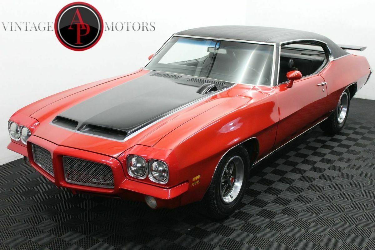 1971 Pontiac GTO 90K MILES! HOOD TACH REAR SPOILER - photo 7