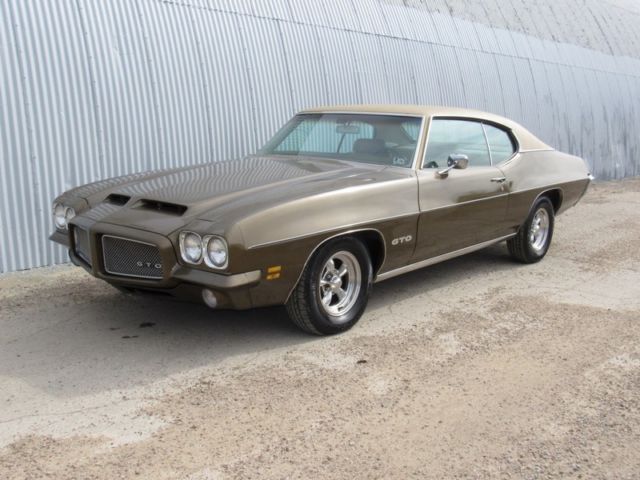 1971 PONTIAC GTO SURVIVOR. # MATCH 400, AUTO, PS, A/C WINDOW STICKER,TEXAS 1971 Pontiac GTO GTO