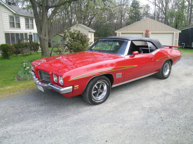 1971 PONTIAC LE MANS SPORT CONVERTIBLE STUNNING RESTORATION SHOW COND. GTO 1971 Pontiac Le Mans SPORT CONVERTIBLE