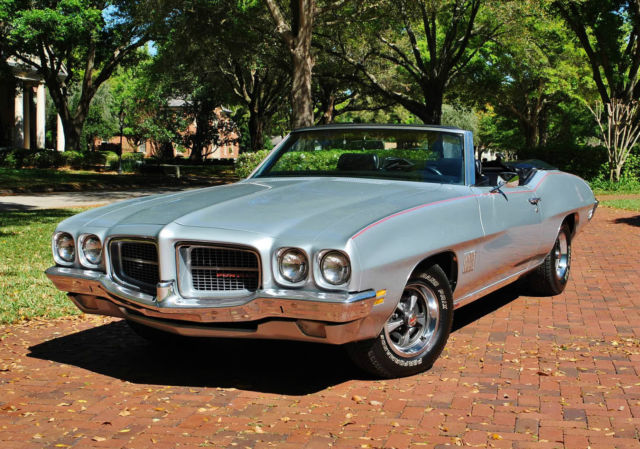 1971 Pontiac Le Mans Sport Convertible Smooth Ride 350 V8 PS PB Buckets