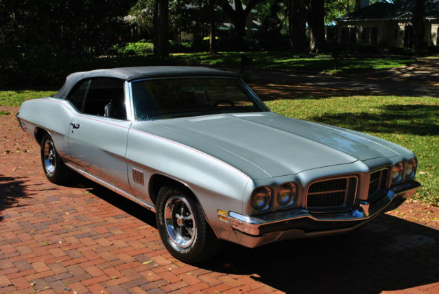1971 Pontiac Le Mans Sport Convertible Smooth Ride 350 V8 PS PB Buckets - photo 2