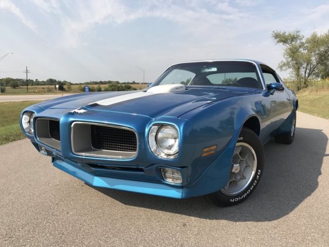1971 Pontiac Trans Am 33632 Miles Lucerne Blue Coupe 455 HO V8 4 Speed Manual 1971 Pontiac Trans Am --