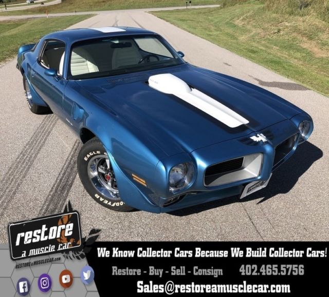 1971 Pontiac Trans Am 49509 Miles Lucerne Blue Coupe 455 HO V8 4 Speed Manual 1971 Pontiac Trans Am --