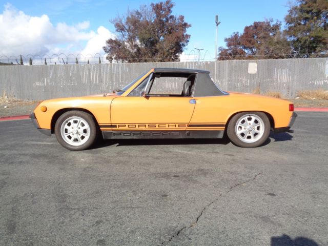 1971 Porsche Original Paint Signal Orange Survivor 69,000 Mile 5 Spd Fuchs 1971 Porsche 914