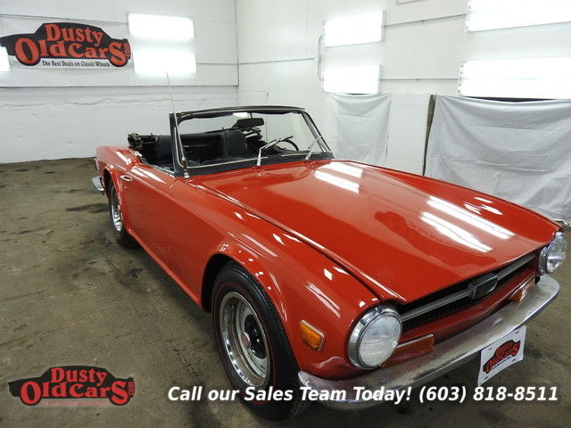 1971 Triumph TR-6 Runs Drives Body Inter Vgood 2.5L I6 4 spd