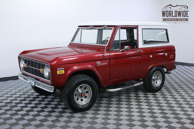 1971 Red SPORT UNCUT RESTORED V8! 1971 Ford Bronco SPORT UNCUT RESTORED V8