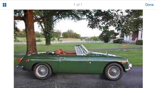 1971 RTS MGB 1971 MG MGB
