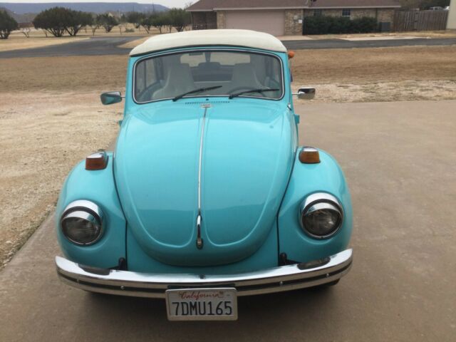1971 Super Beetle Convertible Baby Blue Colored 12151 Miles - Tuscola Texas! 1971 Volkswagen Beetle - Classic chrome