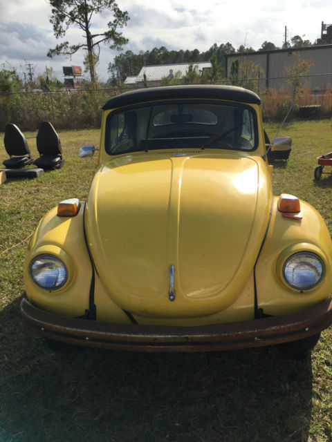 1971 SUPER BEETLE CONVERTIBLE FLAT WINDSHIELD 1971 Volkswagen Beetle - Classic